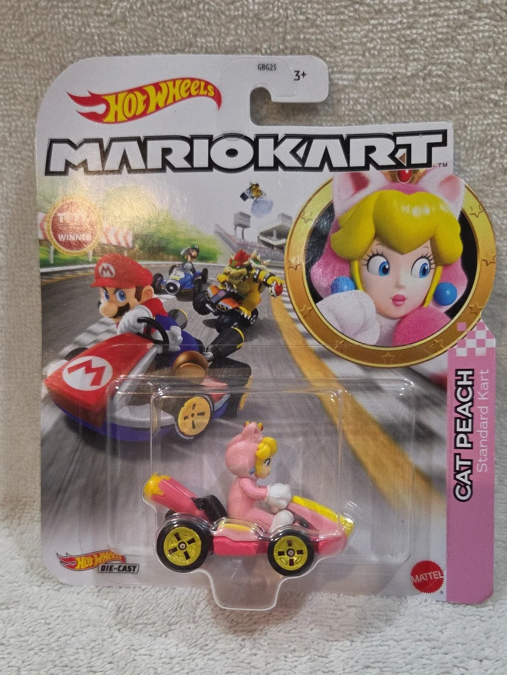 MARIOKART HOT WHEELS - CAT PEACH
